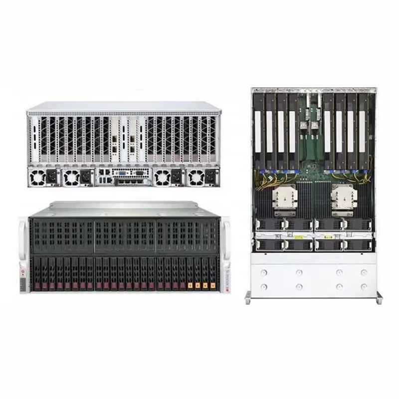 Customized Size Private Mold Supermicro 4U AS-4125GS-TNRT Dual 9004 GPU Server for Computing Solutions