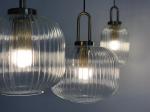 Mid century pendant light retro design glass lampRestaurant Hotel Simple
