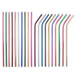 Reusable Stainless Steel Water Bottle Accessories Metal Drinking Straws