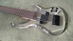 7 Strings Bass Guitar Limited Edition Clear Acrylic Body Rosewood fingerboard