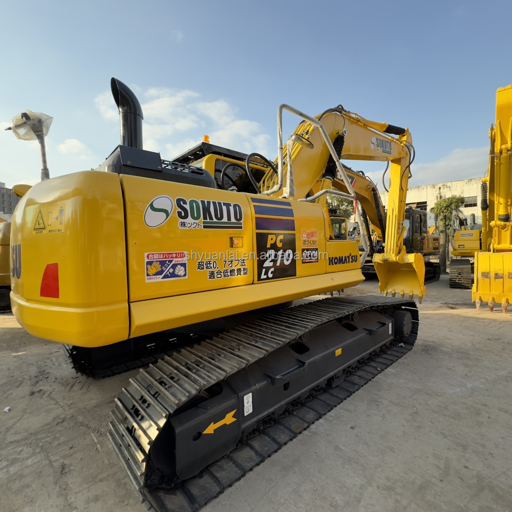 Harsh Environments No Problem with Komatsu PC210LC Used Excavators in 20 Ton Machine Weight