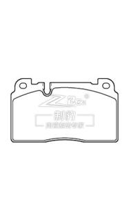 Quality Audi Q5 Ceramic Audi Brake Pad Set D1663 , 8R0 698 151D wholesale