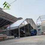 PVC Coated Polyester Clear Plastic Tent Outdoor Arcum Roof 500 People Capacity