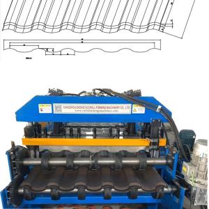 Quality High speed lace shearing step tile metal roofing sheet forming machine wholesale