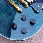 New Full Hollow Body L5 Electric Guitar Flamed Maple Top Jazz Bigsby Bridge