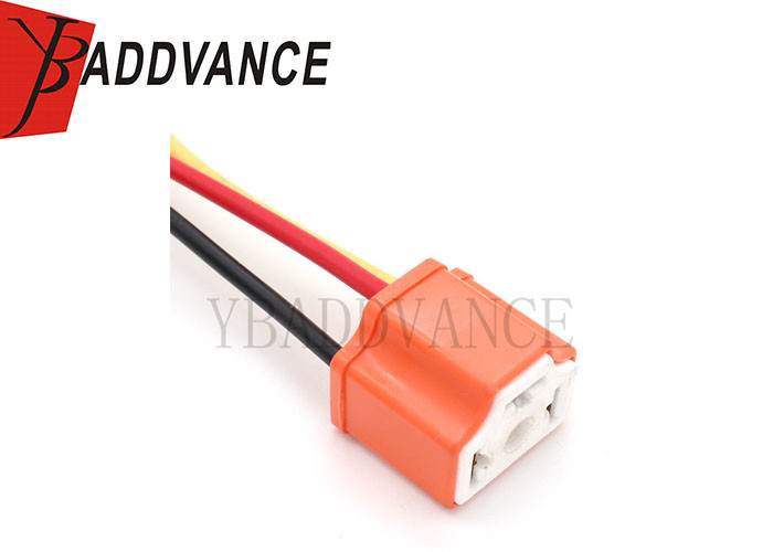 3 Pin Female Wiring Harness Pigtail H4/9003/HB2 Ceramic Headlight Connector