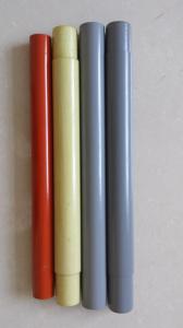 Quality Customized Glassfiber Tube Grey Orange Electrical Wire Insulation Tube wholesale