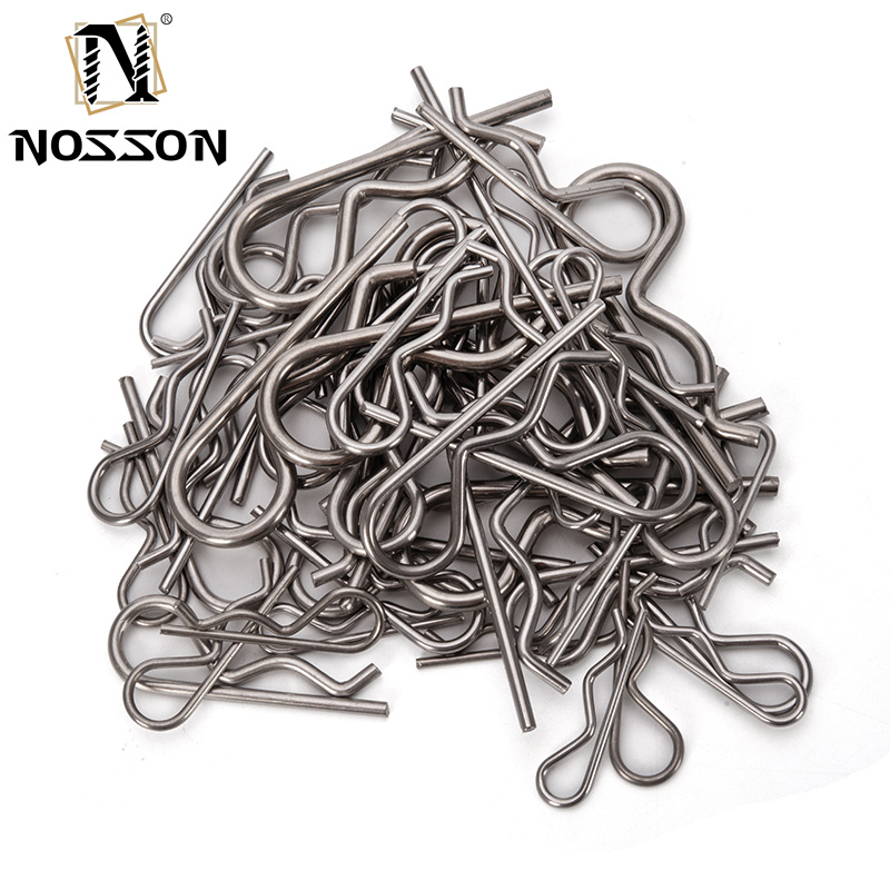 Durable TiCN Finish B-Type Spring Pin for Stainless Steel R-Pin Cotter Pin in Harsh Environments
