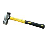 Ball peen hammer with fiberglass handle