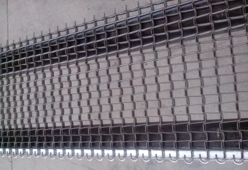 Baking Flat Stainless Steel Mesh Belt Corrosion Resistance High Load