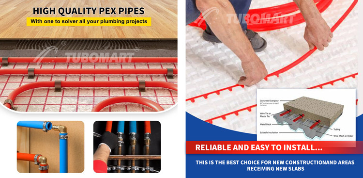 High Performance Pex Plumbing Tubing With 80 Psi Pressure Rating