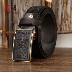 Quality Standard Width Genuine Leather Belt For Professional Occasion First Layer Of Cowhide wholesale