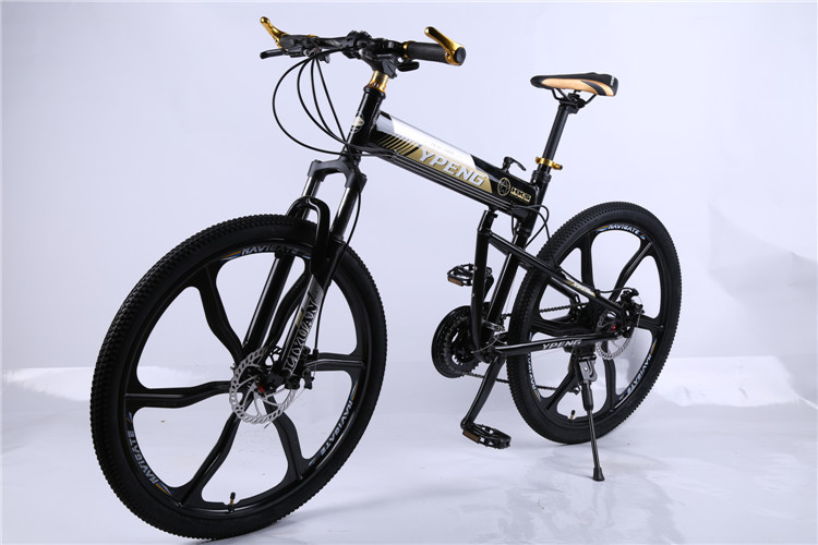 High quality OEM 6 spoke mag one wheel 21 speed black aluminium alloy folding hummer mountain bicicletas