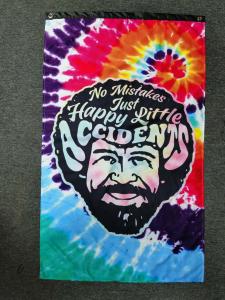 Quality Customized Polyester Wall Banner 150*100cm Interior Digital Printing wholesale