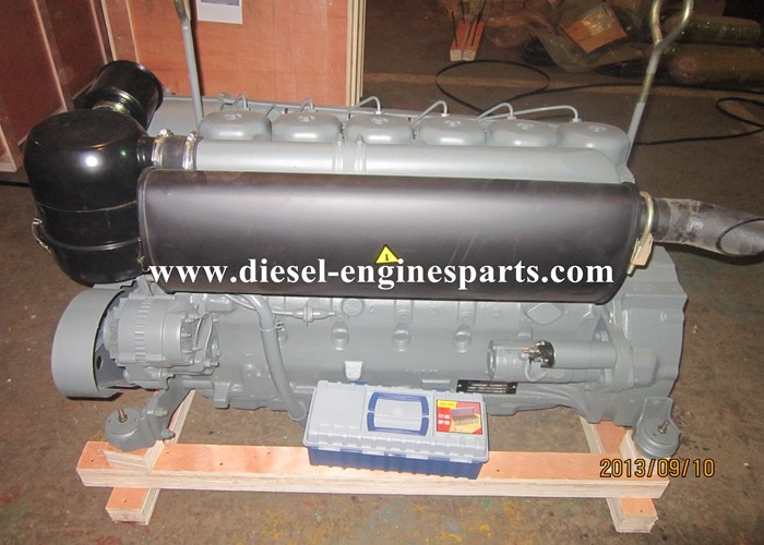 Wind Cooled F6L912 Engine Assembly Genuine Deutz 12V Starter