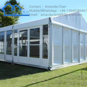 Quality Outdoor White Catering Festival Tent Wedding Marquee Tents For Sale With Glass Wall wholesale