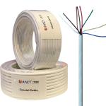 PVC Jacket ExactCables Solid 2x0.5mm Unshielded CCA Alarm Cable EN50575 IEC6032