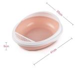 Egg Ball Shape Semi-Enclosed Cat Litter Box Splash Proof Toilet For Pet Cat
