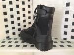 Hot sale black leather boot/combat boot