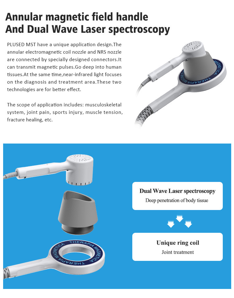 685nm 830nm Pulsed Electromagnetic Field Therapy Equipment 50W For shoulder / neck / waist pain