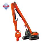 Pile Driving Excavator Boom Arm 2400kg Telescopic Dipper Arm Excavator