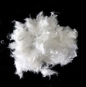 Quality Polyester Short Cut Fiber White Color For Clothing / Bedding / Furniture Filling wholesale