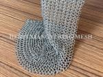 Galvanized Steel Round 0.53mm Metal Ring Mesh Chain Link Decoration Wire Fence
