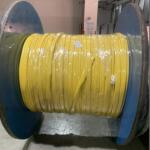 30mm Waterproof Yellow Heat Shrink Tubing , 1kv Insulation Sleeving Electrical