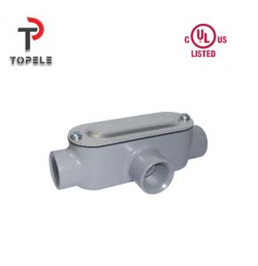 Quality Threaded Aluminum Die Cast Rigid Conduit Body T Type 1/2&quot; To 4&quot; wholesale