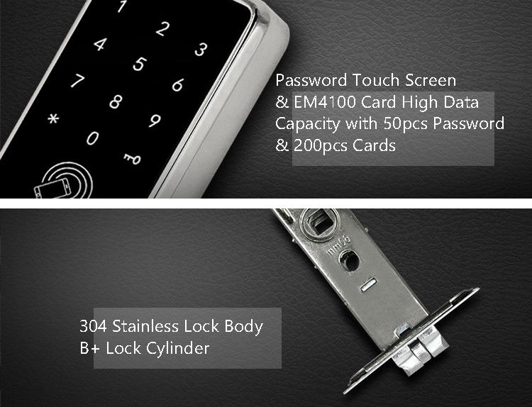 High End Home Automation Door Locks , Keyless Bluetooth Smart Lock