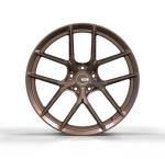 18x7.5 5x120 Lightweight Wheels ET25 Brushed Brown Aluminum Alloy