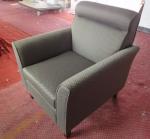 Hotel fabric lounge chair with ottoman ,single sofa LC-0010