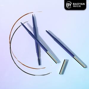 Quality Waterproof Automatic Eyebrow Pencil , Double Headed Flat Eyebrow Pencil wholesale