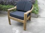 European Style Hand-Woven Outdoor Rattan Furniture Sofa Chair