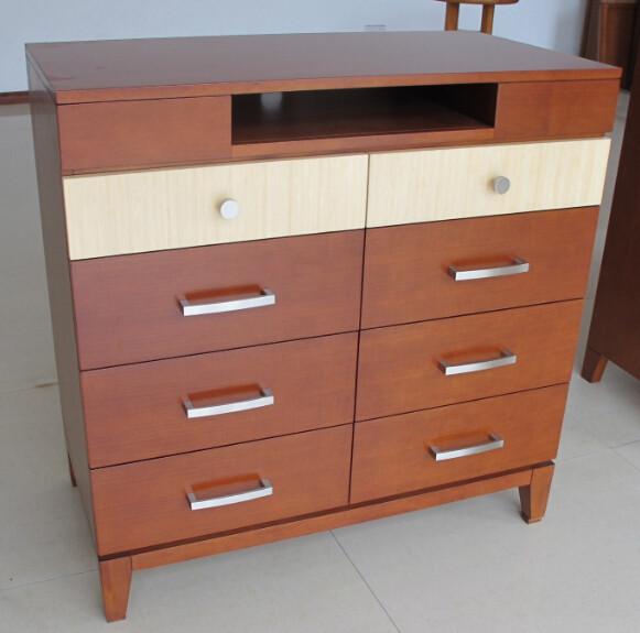 cherry veneer chest,wooden dresser ,console/hotel furniture,hospitality
