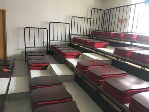 Quality Fire Retardant Telescopic Bleacher Seating Floor Mounted Tribune Seating wholesale