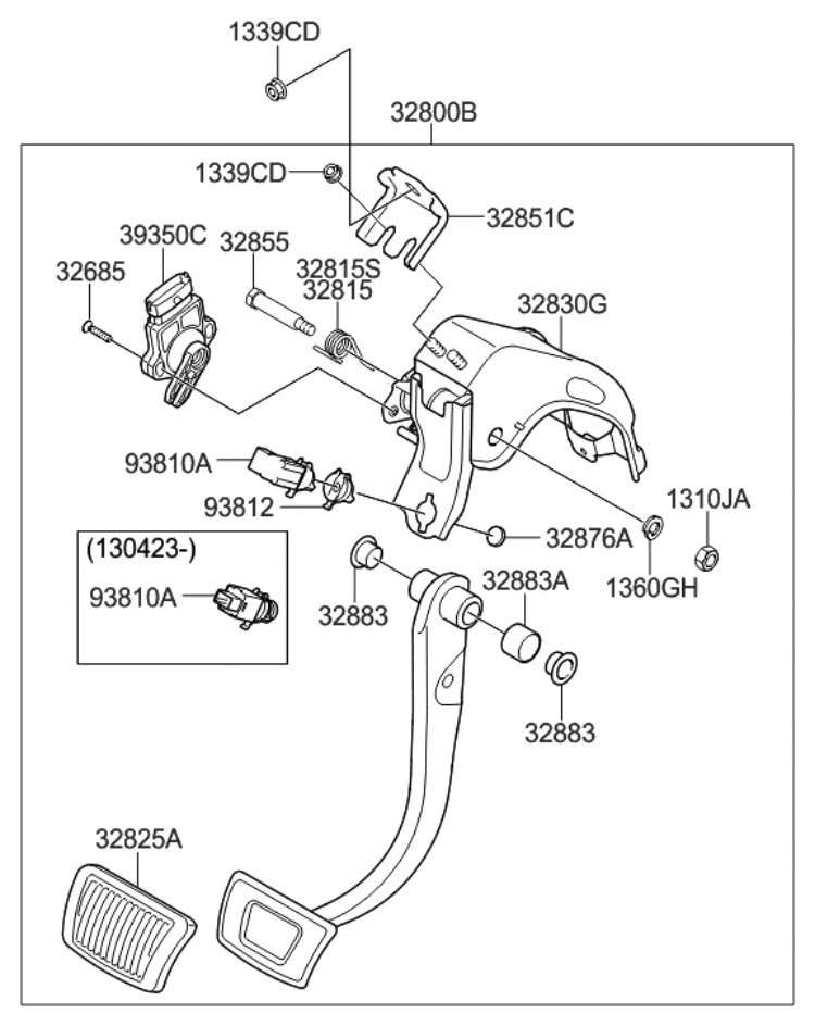 OE NO. 93810-3S000 Westurn Union Payment Term Automobile Stop Lamp Switch for Hyundai