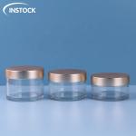 1oz 2oz 15ml 30ml Skin Care Cream Jar , Cosmetic Clear Plastic Jars With Lids