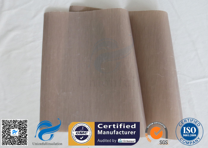 Silicone Non Stick Baking Mat PTFE BBQ Grill Mat 260℃ FDA Food Grade Brown