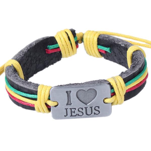 English alphabet bracelet European style unisex leather bracelet wholesale alloy