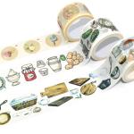 Easy Tear Skinny Cats Masking Washi Tape For Scrapbook Layouts Printed Masking