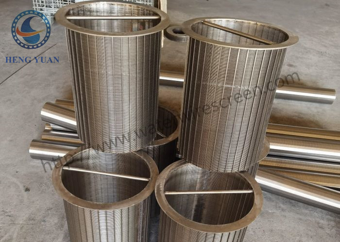 Wedge Wire Inner Filter Rotary Screen Drum Cylinder For Sewage Treatment