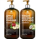 473ML Tea Tree Hair Shampoo Remove Dandruff Coconut Men Hair Care