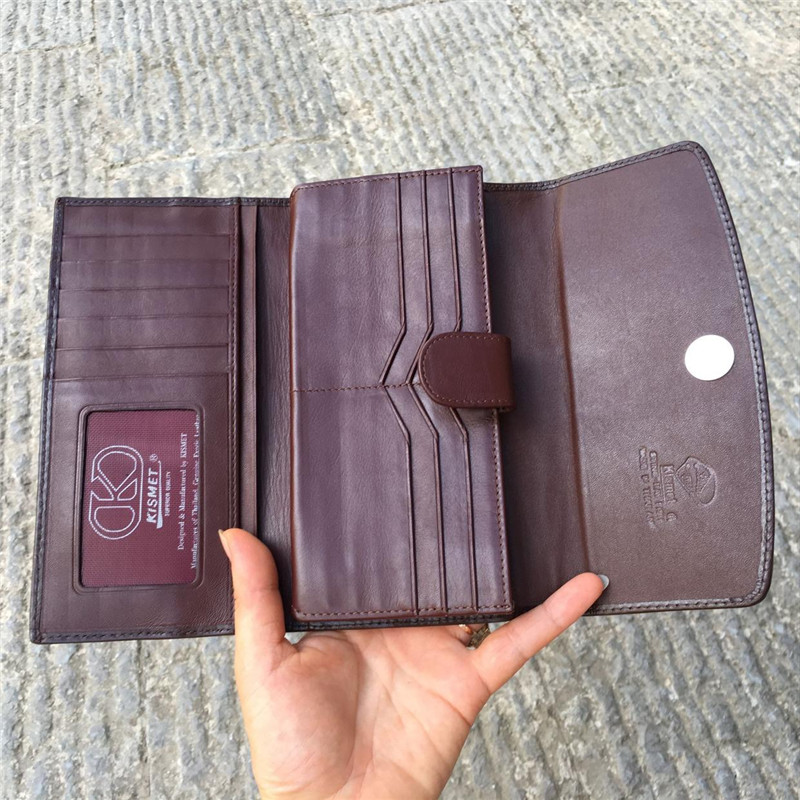 Unisex Authentic Stingray Skin Male Long Trifold Wallet Genuine Leather Women Men Large Clutch Purse Lady Money Bag