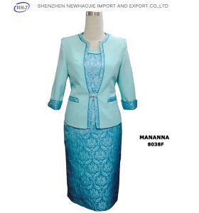 Quality ladies fashion clothes dress suits for church wholesale