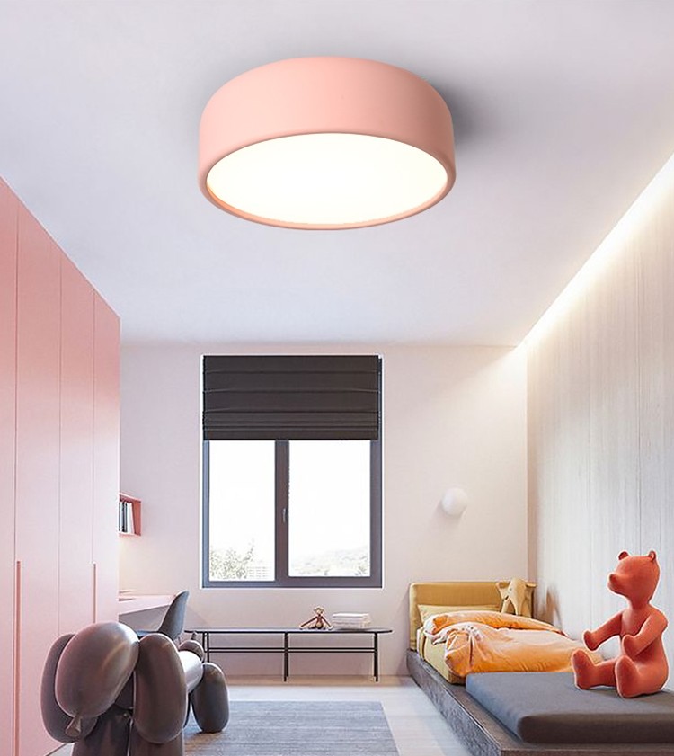 LED e27 round modern ceiling lamp fixture Home office living room led ceiling light flush mount(WH-MA-187)