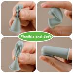 Baby Tooth Cleaning Silicone Finger Brush For Newborn Infants 360 Degree 3.5g