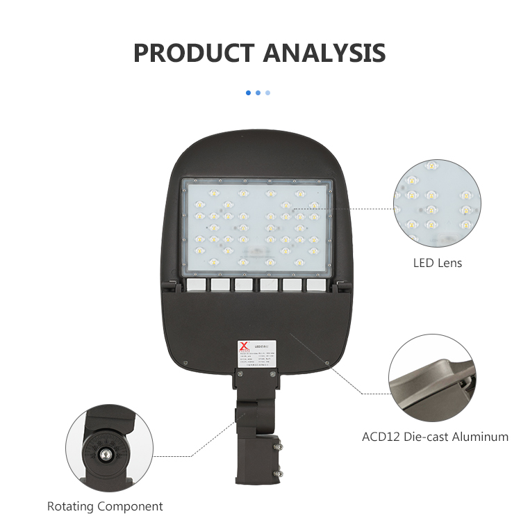 High Power 150W 300W LED Street Light for Road Project in Power Factor 0.95 2700-6500K