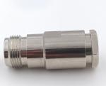 50 Ohm Coaxial Cable N Type Connectors Female Straight Nickel Plated Body