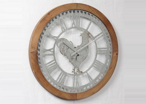 Cheap Painting Oversized Circular Farm Style Wall Clocks for sale
